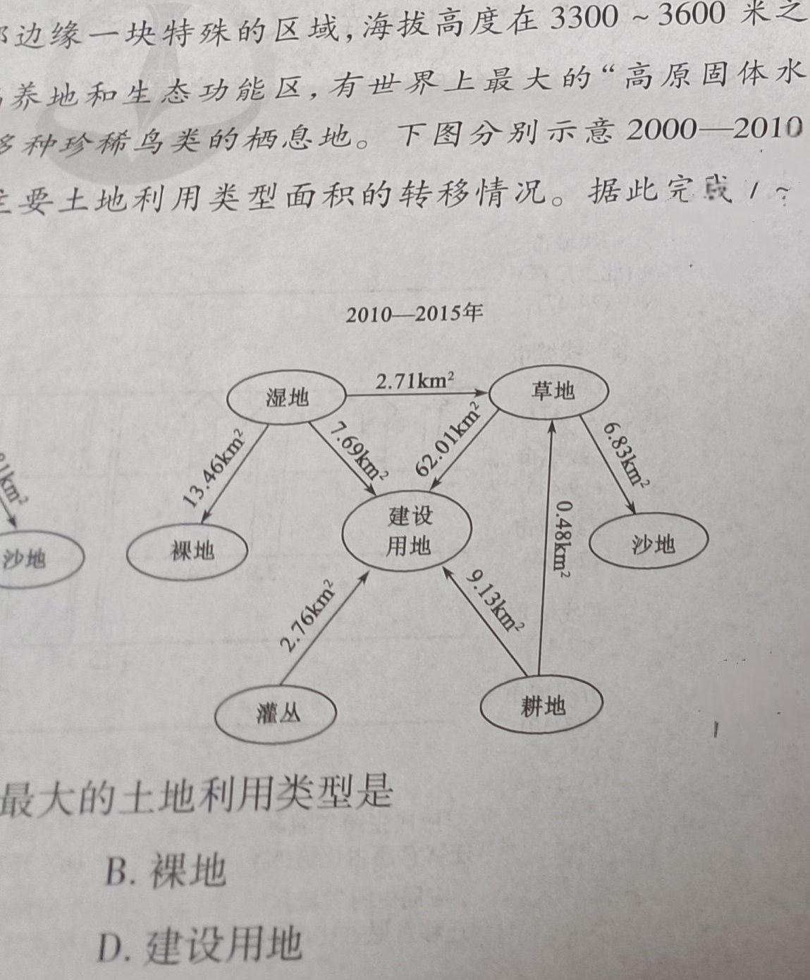 陕西省2024年普通高中学业水平合格性考试模拟试题(一).地理考试答案